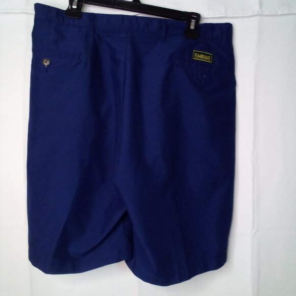 Fairway Golf Collection Shorts Men 36 Pleated Blue - Picture 11 of 15